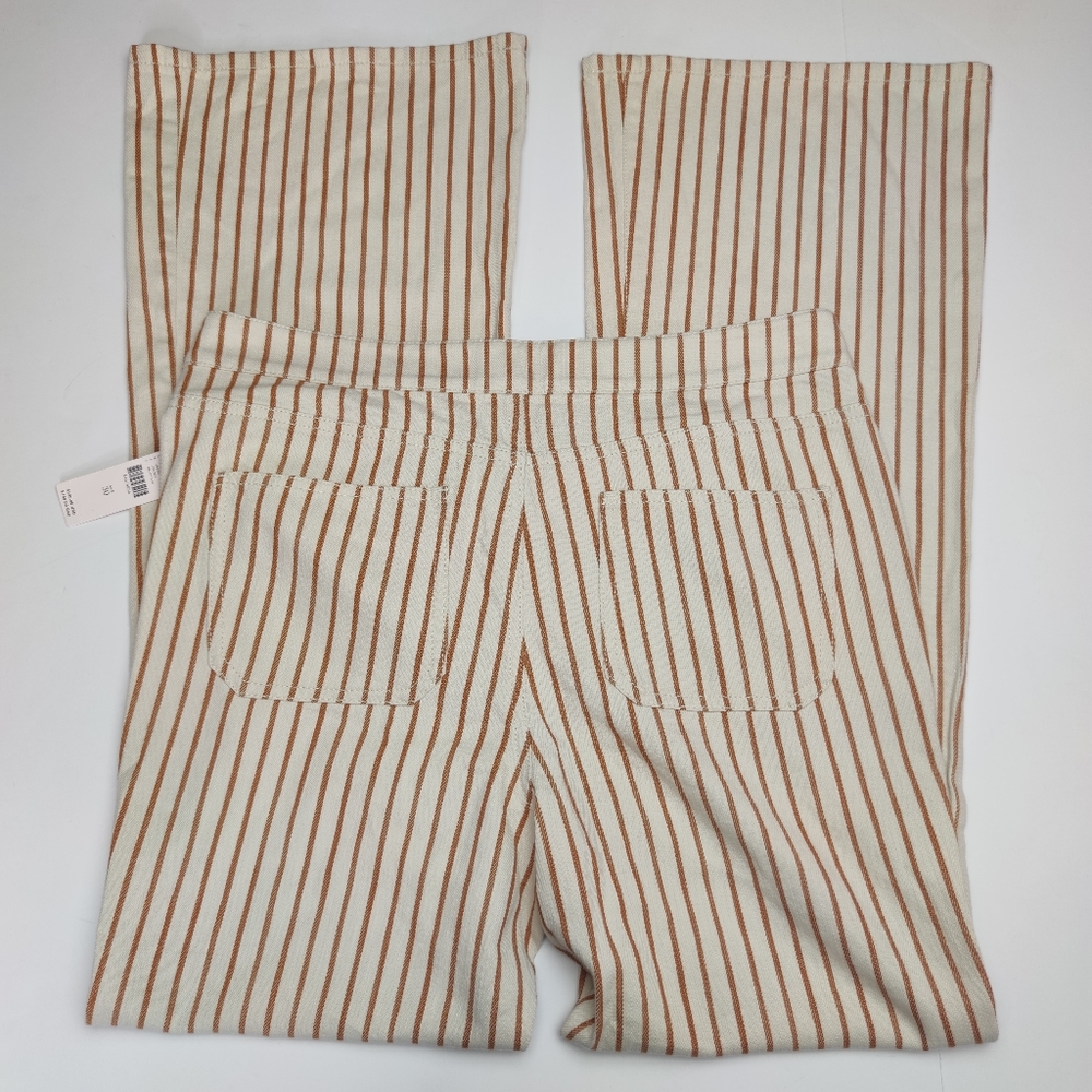 Anthropologie Striped Flare Pants Size 30 NWT - Picture 3 of 12